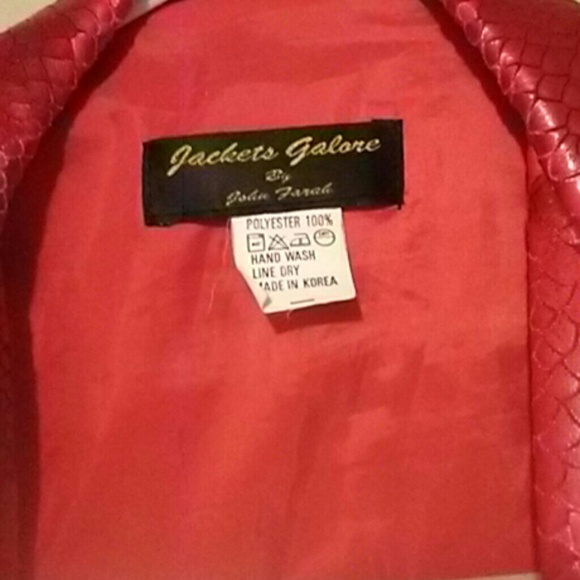 Faux Python Skin Jacket - Picture 2 of 3